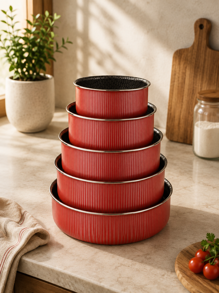 Aluminum Round Pan 5pc