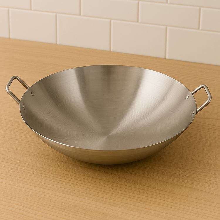 Stainless Steel Wok 50cm YS19022-128
