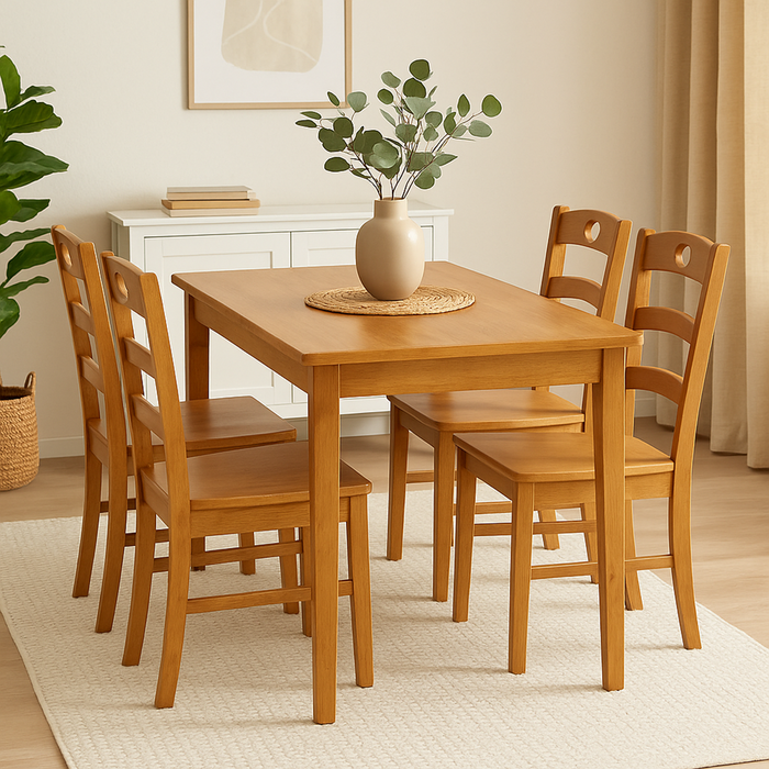 Cottage Wood Rectangular Dining Set - DD20055