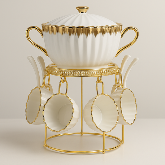 Porcelain Soup Bowls Set JC8485-LS