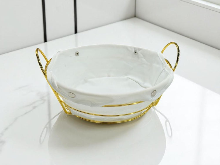 Fabric Bread Basket YM11150G-W