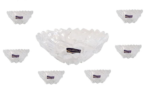 7pc Glass Bowl Set 7041-2+7041-4