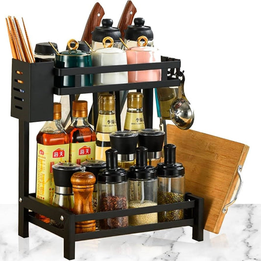 Dish Rack 2 Tier Matte Black