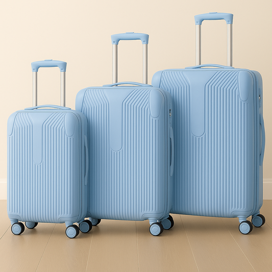 Suitcase Set 3pc Blue JM2401