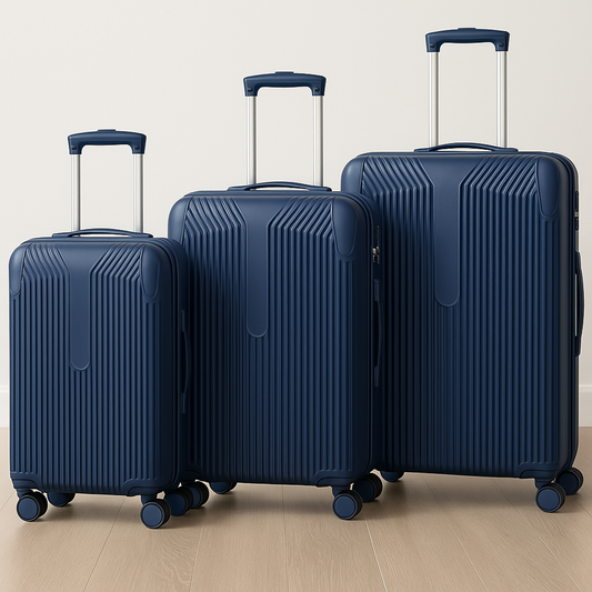 Suitcase Set 3pc Navy JM2401