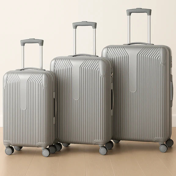 3-Piece Hardshell Suitcase Set in 6 Colors | Fibertech | JM2401