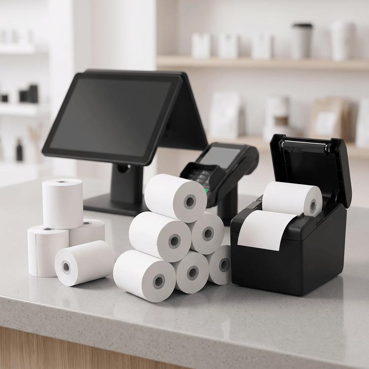 80 x 80mm EFTPOS POS Thermal Receipt Paper Rolls 50 Rolls