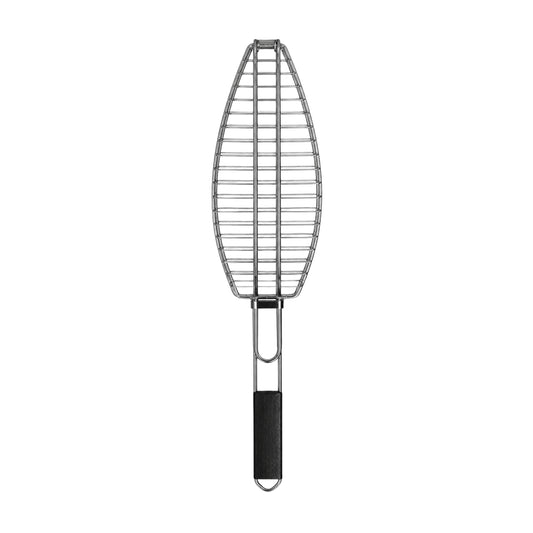 Stainless Steel Fish BBQ Grill Basket with Handle | DD10569