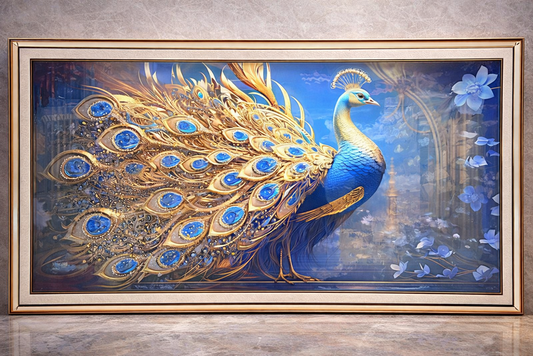 Peacock Decor Wall Frame FY1-537