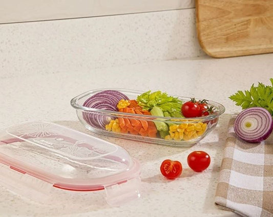 Oval Glass Container 500mL 200535