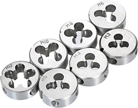 Metric Tap & Die Set Alloy Tool Steel 20 Pcs