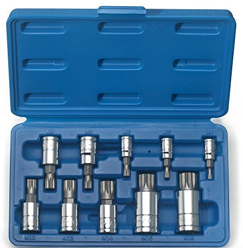 Spline Bit Socket 10pc 25550 A-16