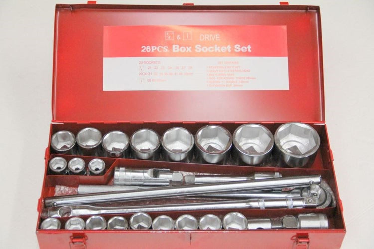 Sockets 3/4'' & 1'' 26pc A-30 TH26