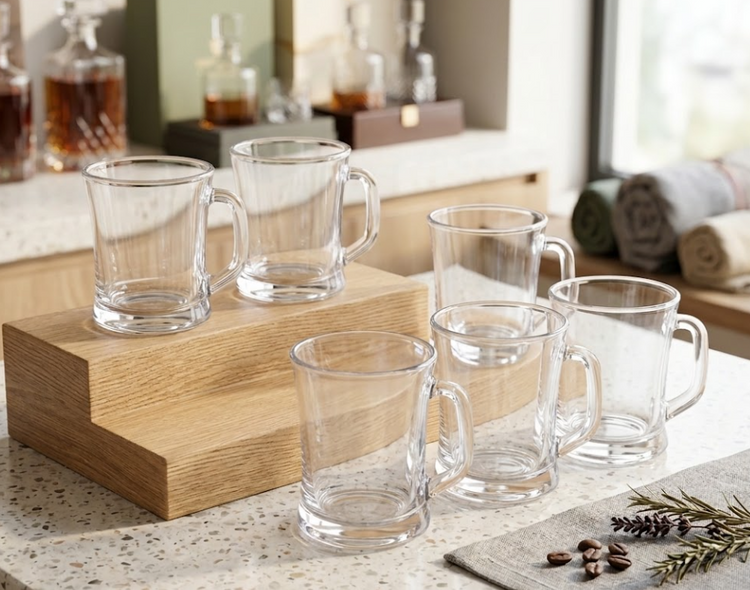 Glass Cup 6pc DM225