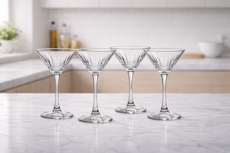 Glass Cup 4pc 230mL DSJ0223