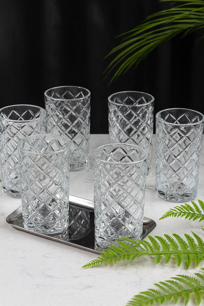 Glass Cup 6pc 300mL DSKB109-3