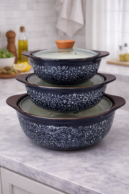 Casserole Soup Pot 3pc Set DT-S-9065B