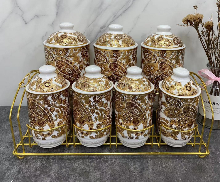 Spice Rack Condiment 7pc E14/7P