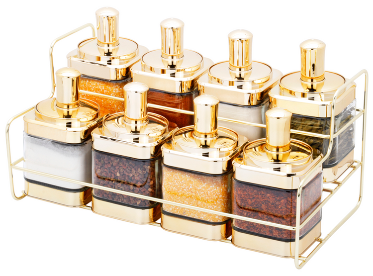 Spice Rack Condiment 8pc FS-08J