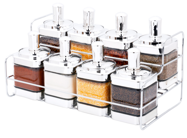 Spice Condiment Rack 8pc Set FS-08Y