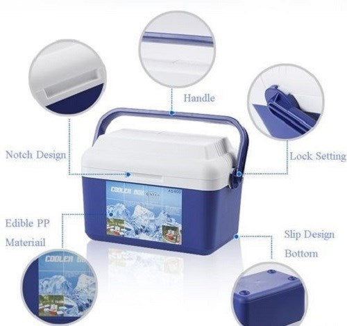 Cooler bin 8L Blue