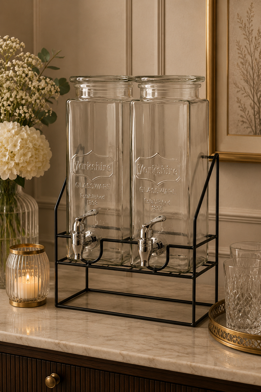 Glass Drink Dispenser HM-20511-2