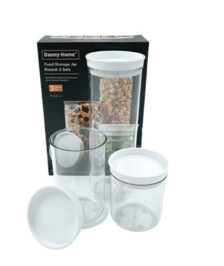 Round Storage Jars 3pc HO-033