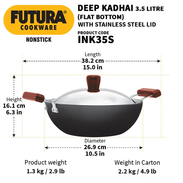 Futura Deep Kadhai 3.5L INK35S