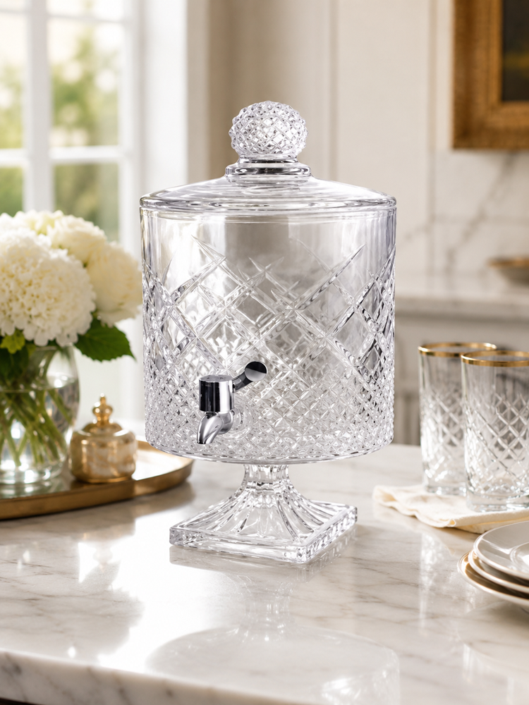 Glass Drink Dispenser 4.5L J-310588XC9