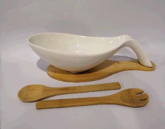 Serving bowl with Utensils JD7658