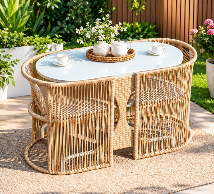 Cedar Outdoor Table & Chairs 3pc JHA-50378