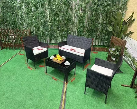 Nova Outdoor Table & Chairs 4pc set JHA-6434