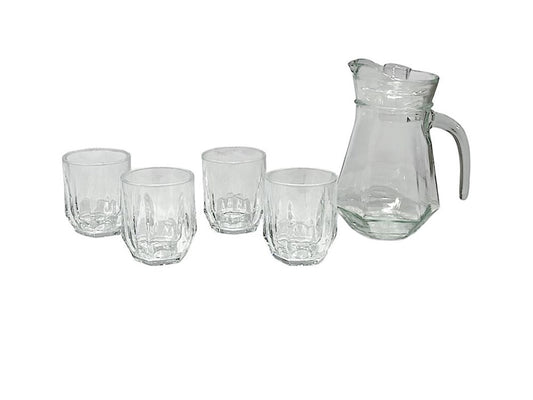 Glass Jug & Cup Set JYMNLK-5