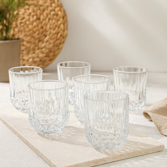 Glass Cup 6pc Set KB048-1