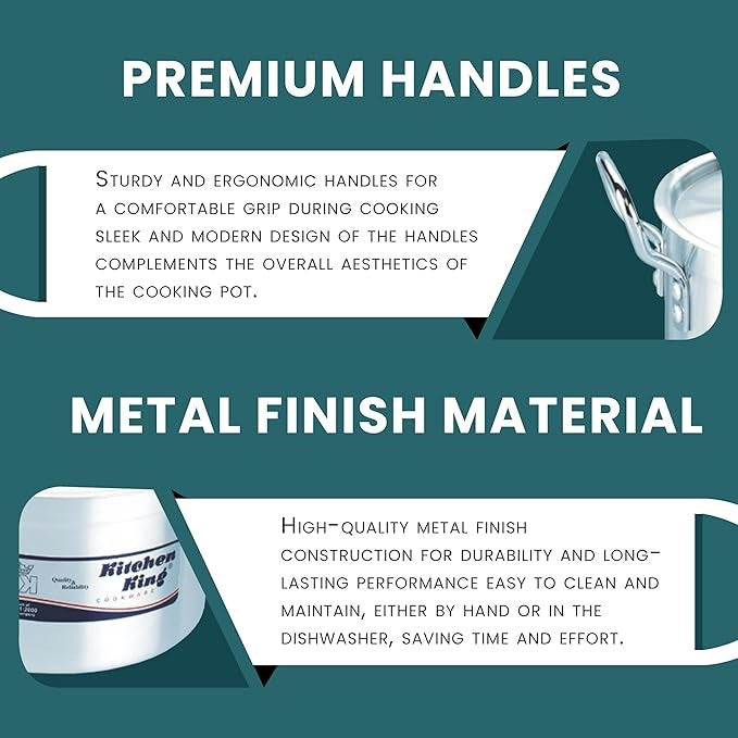 King Chef Aluminum Pot 16" 41cm 30.3L KK11810