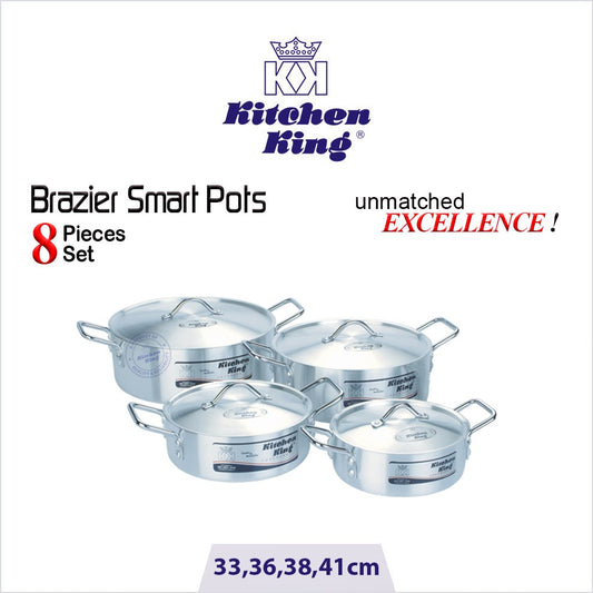 Brazier Smart Pots 8pc Set 13" x 16" KK520570