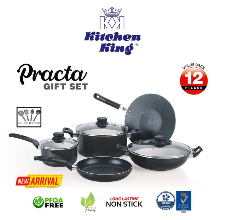 Practa Non-stick Cookware Set 12pcs KK7510508