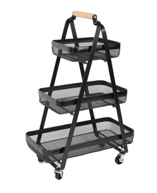 3 Tier Basket Trolley