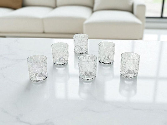 Glass Cup 6pc LX2001-1