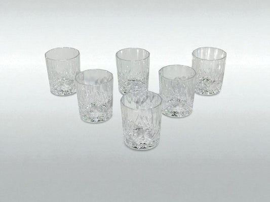 Glass Cup 6pc LX2001