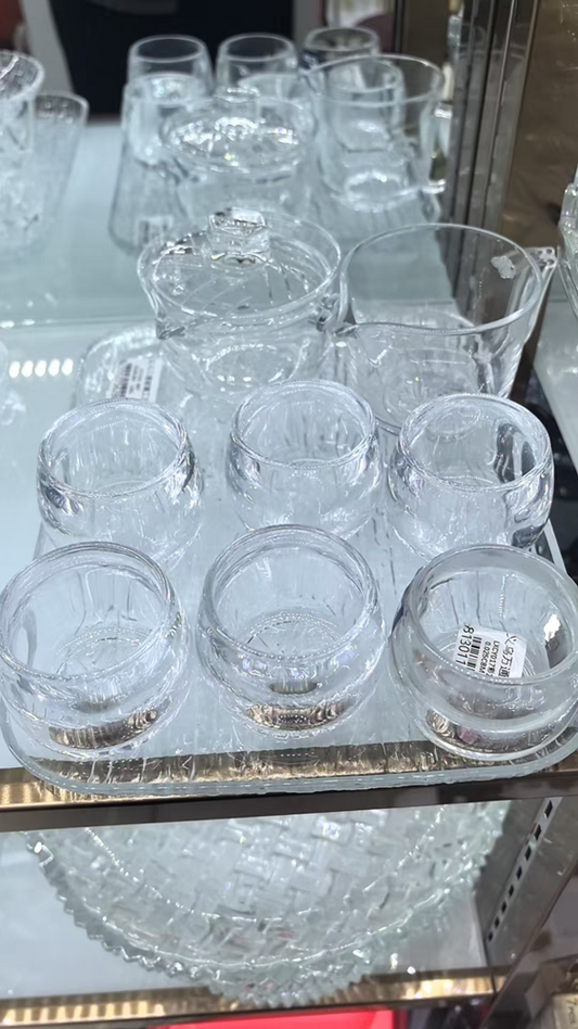 Glass Tea Cup Set LXCY020