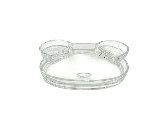 Glass Bear Plate LXP107