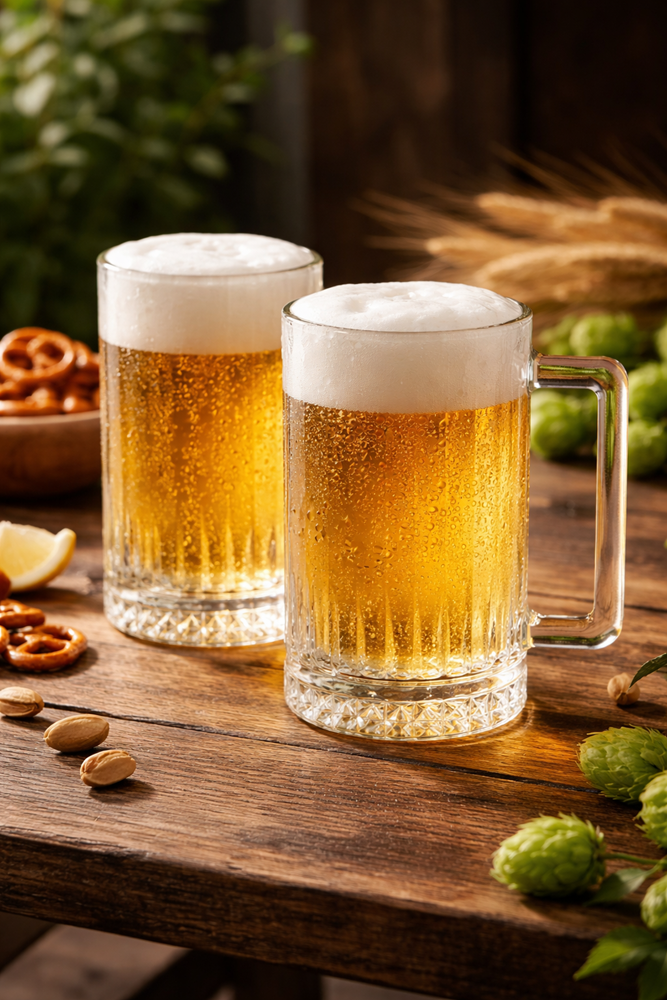 Glass Cup 2pc Set LXZB03