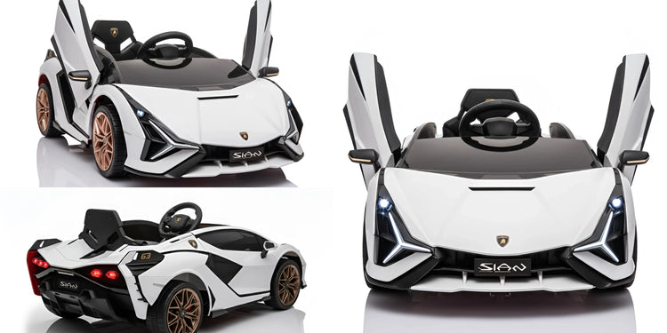 Licensed Lamborghini 12V Electric Ride-On Car for Kids | QLS-6388