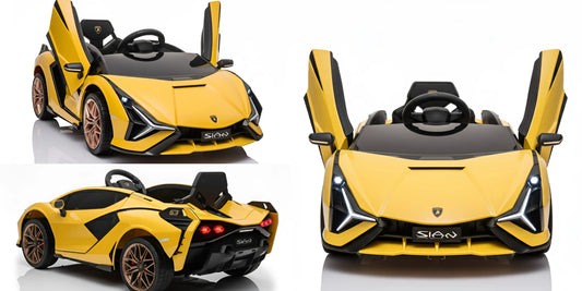 Licensed Lamborghini 12V Electric Ride-On Car for Kids | QLS-6388