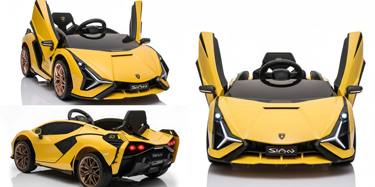 Licensed Lamborghini 12V Electric Ride-On Car for Kids | QLS-6388