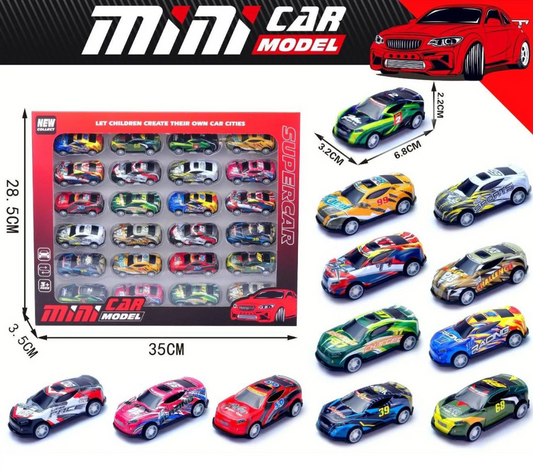 Mini Car Set 24pc MF5520