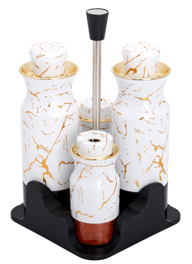Spice Rack Condiment 4pc O1007DBJ