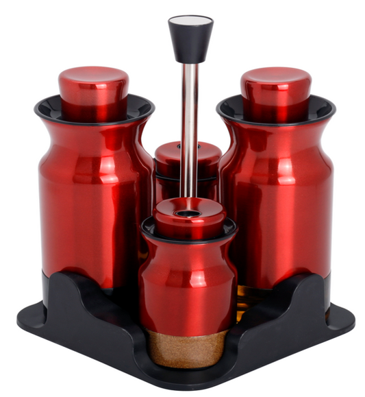 Spice Rack Condiment 4pc O1007H