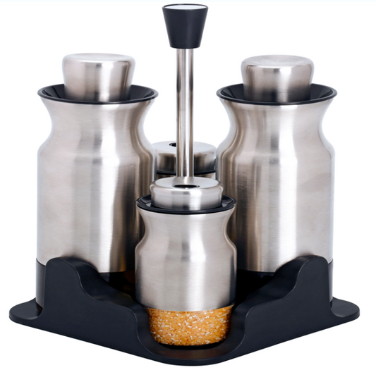 Spice Rack Condiment 3pc O1007